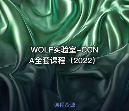 WOLF实验室-CCNA全套课程（2022）
