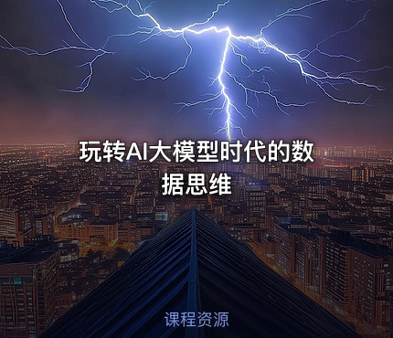 玩转AI大模型时代的数据思维