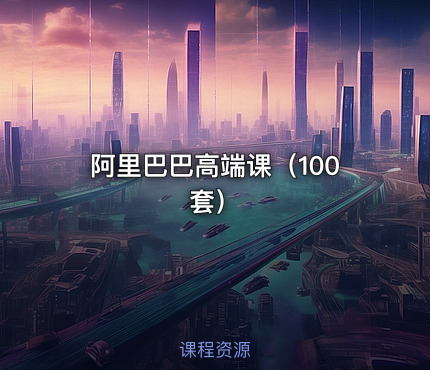阿里巴巴高端课（100套）