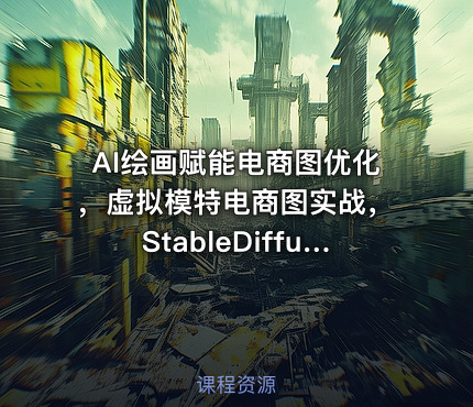 AI绘画赋能电商图优化，虚拟模特电商图实战，StableDiffusion电商图优化教程
