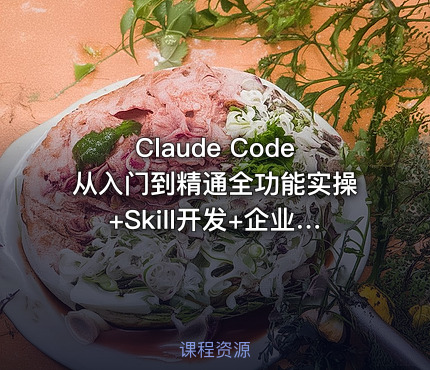 Claude Code从入门到精通全功能实操+Skill开发+企业级插件