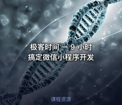 极客时间 – 9 小时搞定微信小程序开发
