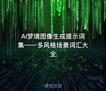 AI梦境图像生成提示词集——多风格场景词汇大全