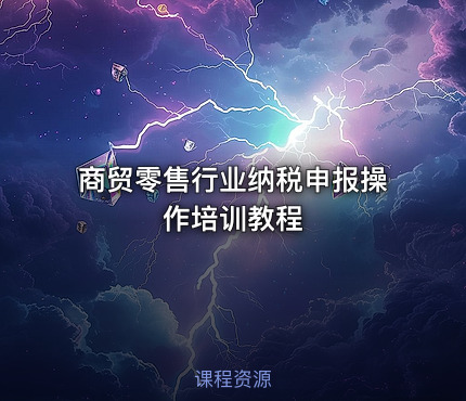 商贸零售行业纳税申报操作培训教程