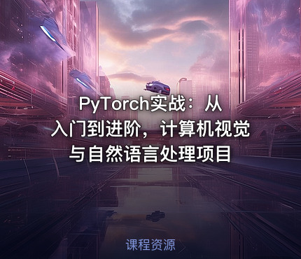 PyTorch实战：从入门到进阶，计算机视觉与自然语言处理项目