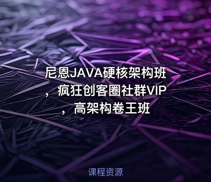 尼恩JAVA硬核架构班，疯狂创客圈社群VIP，高架构卷王班