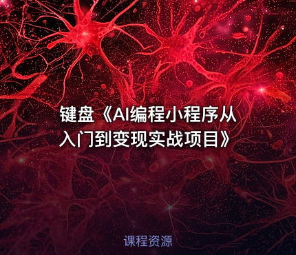 键盘《AI编程小程序从入门到变现实战项目》