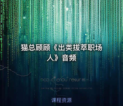猫总顾顾《出类拔萃职场人》音频