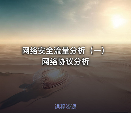 网络安全流量分析（一）网络协议分析