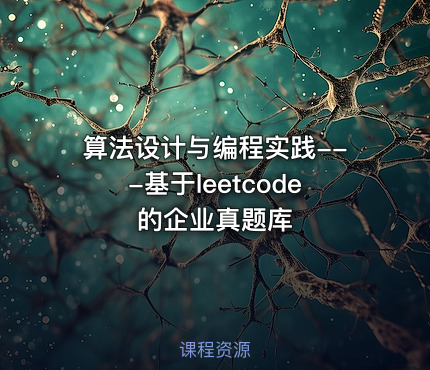 算法设计与编程实践---基于leetcode的企业真题库