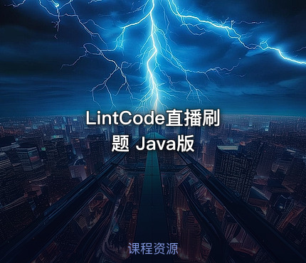 LintCode直播刷题 Java版