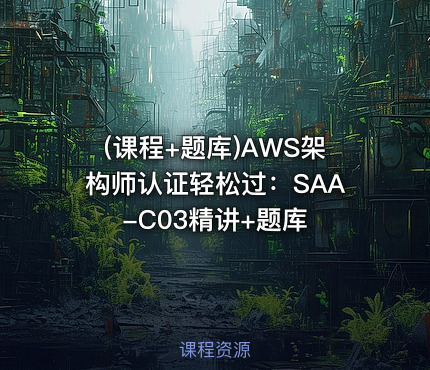 (课程+题库)AWS架构师认证轻松过：SAA-C03精讲+题库