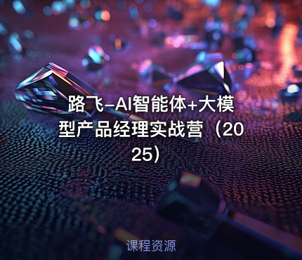 路飞-AI智能体+大模型产品经理实战营（2025）