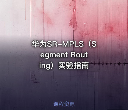 华为SR-MPLS（Segment Routing）实验指南