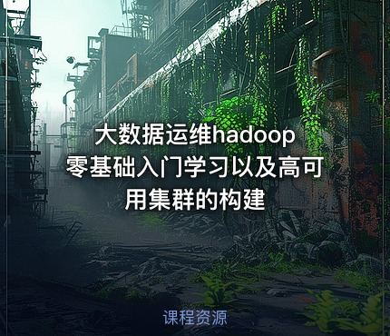 大数据运维hadoop零基础入门学习以及高可用集群的构建