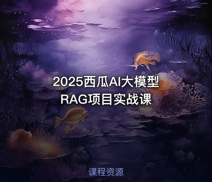 2025西瓜AI大模型RAG项目实战课