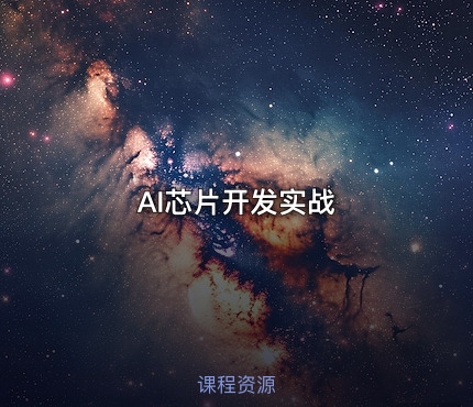 AI芯片开发实战
