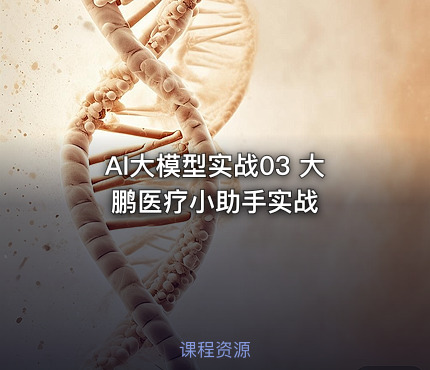 AI大模型实战03 大鹏医疗小助手实战
