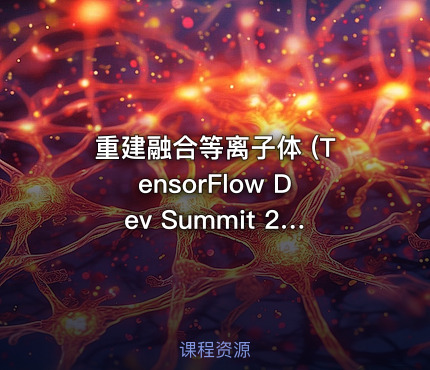 重建融合等离子体 (TensorFlow Dev Summit 2018)