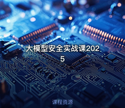 大模型安全实战课2025