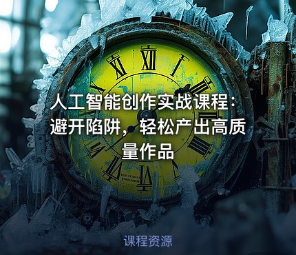 人工智能创作实战课程：避开陷阱，轻松产出高质量作品