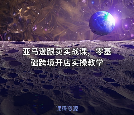 亚马逊跟卖实战课，零基础跨境开店实操教学
