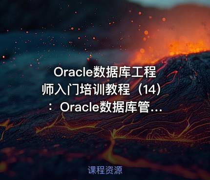 Oracle数据库工程师入门培训教程（14）：Oracle数据库管理与维护