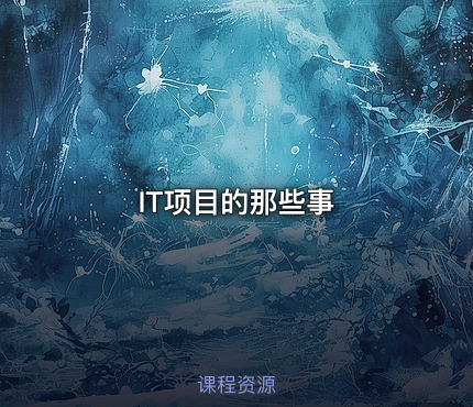 IT项目的那些事