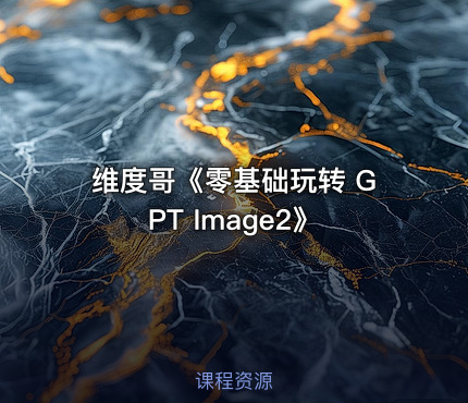 维度哥《零基础玩转 GPT Image2》