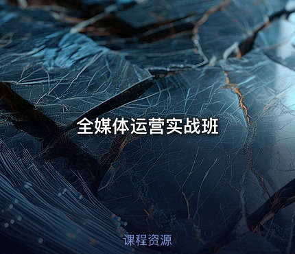 全媒体运营实战班