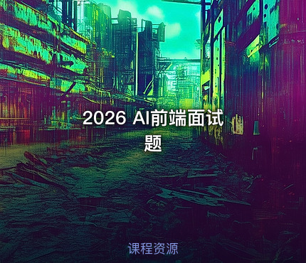 2026 AI前端面试题