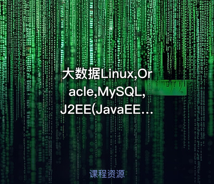 大数据Linux,Oracle,MySQL,J2EE(JavaEE),Hadoop,Spark综合开发实践