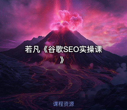 若凡《谷歌SEO实操课》