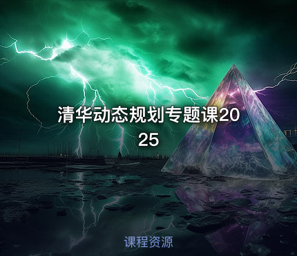 清华动态规划专题课2025