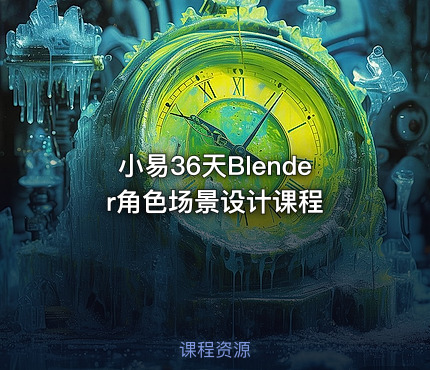 小易36天Blender角色场景设计课程