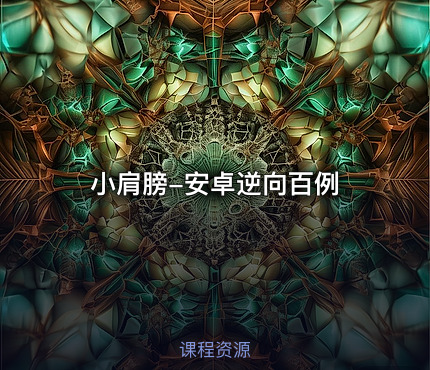 小肩膀-安卓逆向百例
