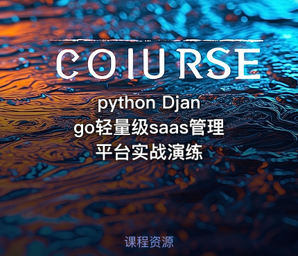 python Django轻量级saas管理平台实战演练