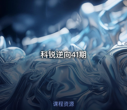科锐逆向41期