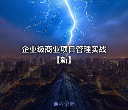 企业级商业项目管理实战【新】