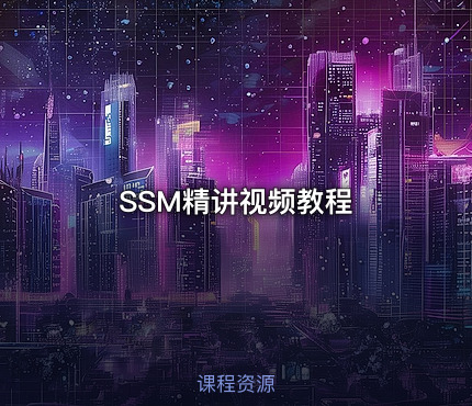 SSM精讲视频教程