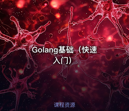 Golang基础（快速入门）