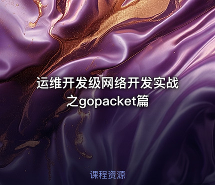 运维开发级网络开发实战之gopacket篇