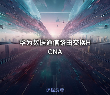 华为数据通信路由交换HCNA