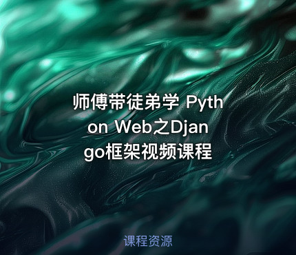师傅带徒弟学 Python Web之Django框架视频课程