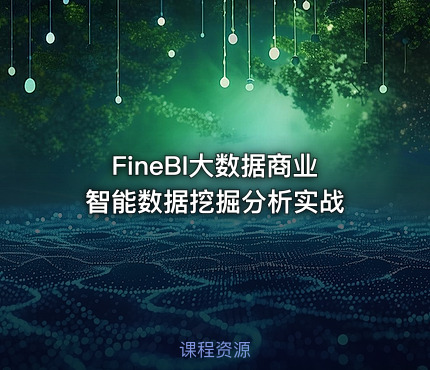 FineBI大数据商业智能数据挖掘分析实战