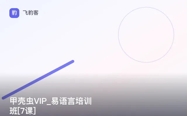 甲壳虫VIP_易语言培训班[7课]