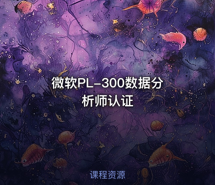 微软PL-300数据分析师认证