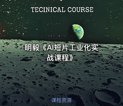 明毅《AI短片工业化实战课程》