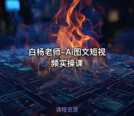 白杨老师-Ai图文短视频实操课