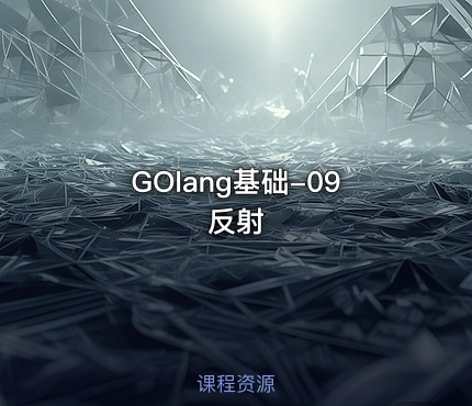 GOlang基础-09反射
